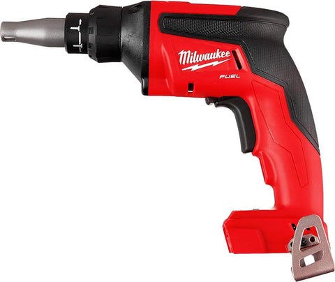 M18 Fuel Drywall Screw Gun Bare Tool With Auto Start Mode and Powerstate Brushless Motor delivering 4500 RPM, side view