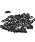 50 Pack Half Moon Plastic Arrow Nocks For 7.6mm ID Crossbow Bolts Replacement Nocks For Target Practice And Hunting Durable Black Arrow Tails