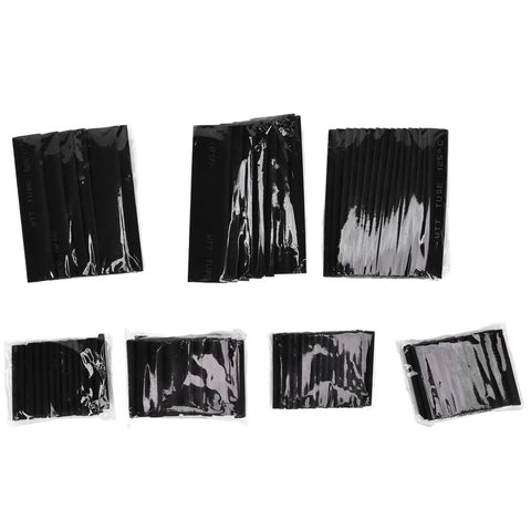 Ultimate Heat Shrink Tubing Assortment Set That Is Awesome For Any DIY Project Including Car Wiring With Insulated Black Heat Sleeves Featuring A 2 To 1 Ratio That Shrinks Tight When You Use Heat For Electrical Protection., black heat shrink tubing set, 2mm to 13mm, adhesive lined, for wire insulation