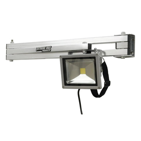 Adjustable Aluminum Swing Arm Led Industrial Work Light 2250 Lumens For Workshop Garage Shop Race Trailer And Warehouse 120 Volt Heavy Duty Lighting Built For Pros