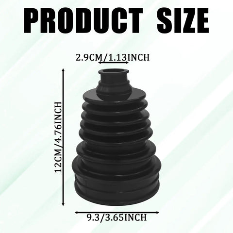 Universal CV Boot Repair Kit Silicone Waterproof Dustproof Axle CV Joint Boot Set With 4 Stainless Steel Clamps And 6 Cable Ties