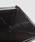 Interior view of Heavy Duty 42 Inch Mini Skid Steer Dirt Bucket Attachment With Toro Style Mounting Reinforced Side Cutters Welded Cutting Edge
