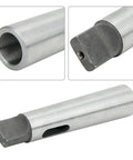 Steel taper reducing adapter MT3 to MT2; precision drill sleeve for machining