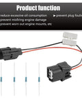 VCM Control Module Wiring Harness Plug Kit With Four Resistors For 3.5L V6 Engines Includes 68 Ohm 82 Ohm 100 Ohm And 120 Ohm Four Button Connector