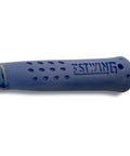 Blue shock reduction grip on Workhorse Welding And Chipping Hammer With Forged Steel Construction And Shock Reduction Grip 14 Oz USA Made Slag Removal Tool For Welds And Metalworking Dual Sided Chisel And Precision Tip E3WC.