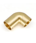 Slick Curved Tube Armrest Hardware For Sofa Chair Bed Headboard In Nordic Modern Style Made From Solid Brass Elbow Joint Connector