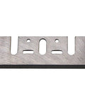 Premium Replacement Carbide Planer Blades Compatible With Most Handheld Power Planers Hella Sharp And Built To Last Smooth Cuts Every Time Upgrade Your Woodworking Game 2 Piece Set, steel blade with slotted holes.