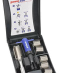 Case of 304 Stainless Steel Threaded Insert Kit for damaged threads, M20 x 1.5 size, tap and install tool included, corrosion resistant.