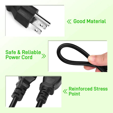 Tattoo Transfer Machine Power Cord With US Plug, Pro Grade Black Cable For All Tattoo Machines, Flexible, Durable Wiring, Safe, Reliable Studio Gear For Real-World Sessions, black plug and reinforced cord