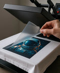 Applying DTF Transfer Film Roll 24 Inch Wide 328 Feet Long for Direct To Film Printing Clear PET Sheets Hot Peel on garment