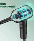 Electric Air Duster Blower With Two Speed Settings And Four Brush Attachments For Electronics Cleaning motor