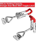 Tough As Nails Heavy Duty Adjustable Toggle Latch Made Of Stainless Steel For Cabinets Cases And Doors Rust Resistant Clamp