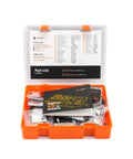Open orange box of Advanced Arduino Starter Kit With 30 Projects And 190 Plus Components For Adults And Makers Includes Servo Motor IR Remote LED Matrix