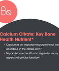 Calcium Citrate Supplement For A Bone Boost And Muscle Function Delivers 150 Mg Calcium Per Serving With Solid Absorption