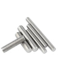 Heavy Duty 304 Stainless Steel Full Threaded Rod 55mm Length M5 Thread Pack Of 10 for indoor and outdoor use, corrosion resistant
