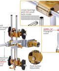 Door Lock Hole Opener Kit For Installing Doors Pro Grade Mortiser Jig For Wooden Doors with adjustable parts and cutter sizes
