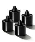 Beefy Exterior Rubber Bumper Stop Cushions 4-Piece 16.5mm Replacement Kit for Ford F-150 Ranger and Escape shown in detail