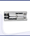 Corner Mounted Zinc Alloy Hinges for Equipment Boxes and Cabinet Doors Beefy and Stable One Piece Design Heavy Duty Hardware