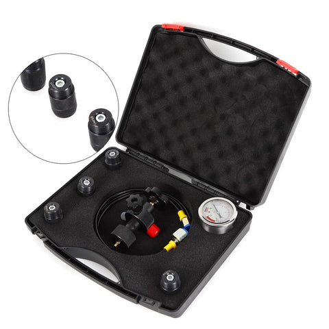 Nitrogen Charging Inflatable Tool For Hydraulic Accumulator Pressure Test Kit, 250 Bar 3500 PSI, Gas Valve With Interchangeable 7/8-14UNF, 5/8-18UNF And 5/16-32UNF Fittings For Nitrogen Pressure Test System