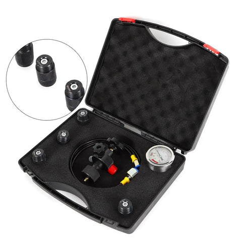Nitrogen Charging And Gas Valve Test Kit For Hydraulic Accumulators With Gauge And Transfer Adapters Easy To Use Pressure Test Tool For Different Valves Pro Grade Filling Kit