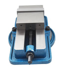 Beefy 6 Inch Heavy Duty Milling Vise With 360 Degree Swivel Base And High Precision Clamping For Metalworking, Locking Bench Vise, 6.3 Inch Jaw Width, 1.75 Inch Jaw Height, 5.79 Inch Overall Height front view with 360° swivel base