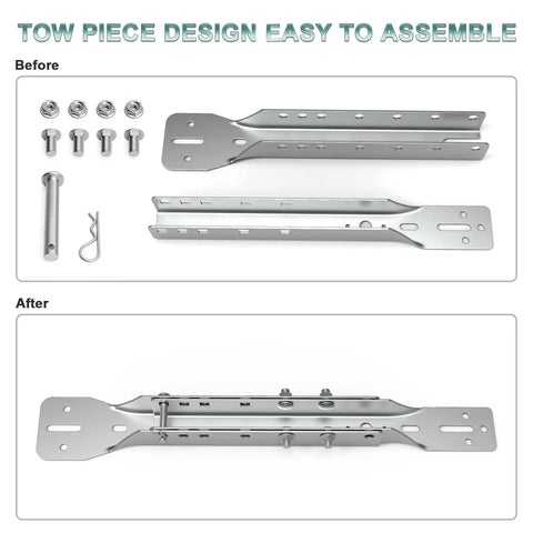 Adjustable Garage Door Reinforcement Bracket Kit For Openers And Parts, Heavy Duty Door Operator Support, Extends To 18, 21, Or 24 Inches, Easy Install And Built To Last, Sag Free