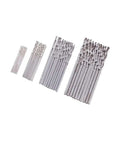 Dope 40 Piece Mini Twist Drill Bit Kit 0.5mm 0.8mm 1.5mm 2.0mm HSS High Speed Steel Straight Shank For Electric Drills Jewelry Making And PCB Precision Drilling