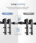 Comparison of Sliding Barn Door Track And Handle Hardware Kit With Straight Pulley For Smooth Quiet Operation And Easy Installation