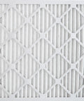 High Capacity 16x16x1 Pleated AC Furnace Air Filters MERV 8 Pack of 6, close-up of grid design, Actual Size 15.75 x 15.75 x 0.75 Inches