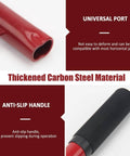 Horizontal Hydraulic Jack Handle For 2-Ton Floor Jacks Red Replacement Car Jack Pole Lever Heavy-Duty Metal Build