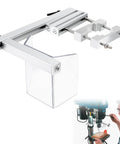 Drill Press Guard With Flip Shield For 2 To 4 Inch Column Diameters Fits Benchtop And Floor Model Drills Durable Safety Shield