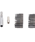 22 Piece Broken Bolt Remover Set With High Speed Steel Extractor Bits And Extended Driver Holder To Fix Stripped Screws Fast For Home Garage Or Auto Shop Mechanic Jobs Today, 22-piece HSS extractor bits and driver holder