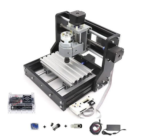 1610 Pro Desktop CNC Milling Machine With Offline Controller for DIY routing engraving wood PVC PCB acrylic 3 axis