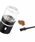 On The Go Portable Mini Electric Grinder For Spices And Herbs With 50ml Jar 400mAh Battery Double Leaf Stainless Steel Blades