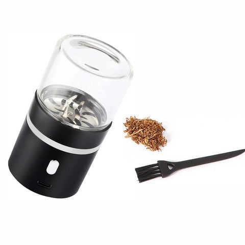 On The Go Portable Mini Electric Grinder For Spices And Herbs With 50ml Jar 400mAh Battery Double Leaf Stainless Steel Blades