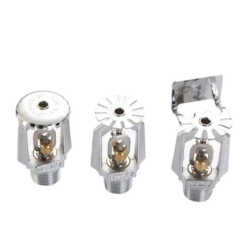 No Fuss Five Piece Fire Sprinkler Head Kit With Quick Blow Fusible Link and Wide Seventy Two Degree Spray Pattern.