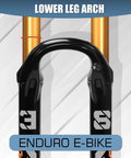 Hard-Hitting 29 Or 27.5 Inch Boost Downhill Air Fork with Lower Leg Arch