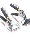 Two Pack 75mm Bending Pliers With Straight And Elbow Handles For Sheet Metal Bending Flat Jaw Welding Job Ready Pliers Built For Flattening And Shaping Metal In One Handy Tool.