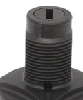 Keyed Ignition Switch With Keys Replaces TCA26088 For Z740 Z955 1550 1570 6700A 7200A 7400A 7500A 8900A 636M 648M 652B 652M 652R 661R 2020A 2030A Lawn Mowers Fits A Wide Range Of Yard Work Machines, black threaded plastic switch close-up