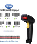 Lightning Fast Handheld USB Barcode Scanner Wired 1D Barcode Reader For Supermarkets And Convenience Stores And Warehouses