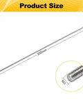 M3 x 0.5mm fully threaded stainless steel rod, 300mm length, right-hand threads