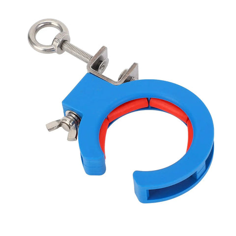 Cable Tray Roller 65mm Clamp Adjustable Wire Pulling Pulley For Inside Outside Corner Use Blue With Easy Install And Tension Control Stable Guide Roller Delivers Smooth Wire Runs, blue clamp