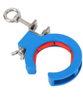 Cable Tray Roller For Wire Pulling And Guide Pulley 65mm Adjustable Clamp Nylon Stainless Steel Bracket With Stable Control For Smooth Routing Inside And Outside Corner Use No Fuss Setup And Snag Resistant. Blue 65mm nylon cable tray roller with stainless steel adjustable clamp