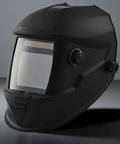 Side view of Auto Darkening Welding Helmet Pro Grade With True Color Large Viewing Screen Solar Powered Welder Mask Four Arc Sensors Wide Shade Range Four To Five And Nine To Thirteen For TIG MIG Cutting And Grinding Metis Series