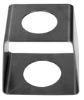 Durable Stainless Steel Coffee Drip Rack And Filter Cup Holder Station with two circular openings for brewing.