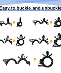 Step-by-step assembly of 200 Piece Car Wire Loom Routing Clips Push Mount Assortment DIY Friendly With Nylon Cable Ties And Retainers