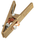 Heavy Duty Brass A Shape Ground Welding Earth Clamp Rated For 300 Amps Ideal For Argon Arc And Submerged Arc Processes.