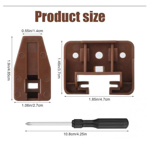 Easy DIY Fix For Wobbly Drawers 10 Sets Plastic Dresser Drawer Slides With Replacement Track Guides And Glides Screws And Screwdriver Included