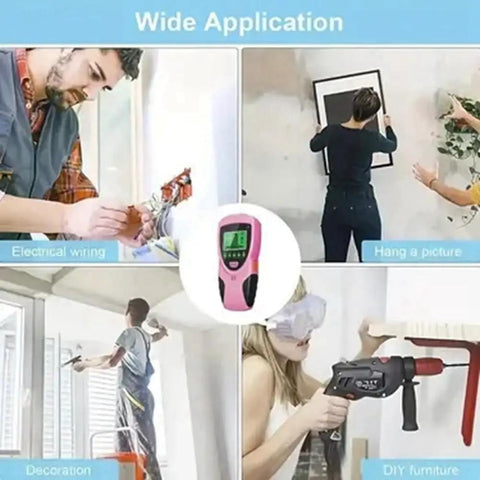 Pro Grade Five In One Digital Stud Scanner Wall Maze Breaker Hits It Dead On Finds Wood Metal Studs Joists Live Ac Cables Deep Pipes Rebar No Sweat Just Straight Shot Accuracy You Can Bank On