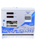 Front view of Dollar Bill Changer Machine For Vending Arcades Slots And Laundry, Adjustable Coin Or Token Dispenser